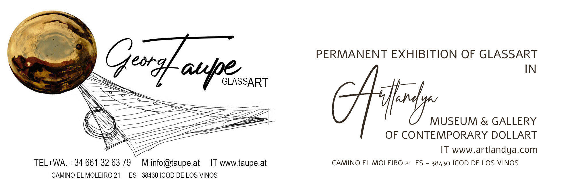 Visitenkarte G. Taupe